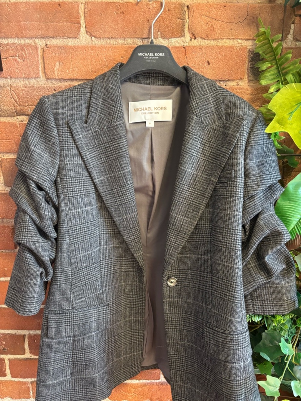 Michael Kors Collection Cate Ruched Blazer